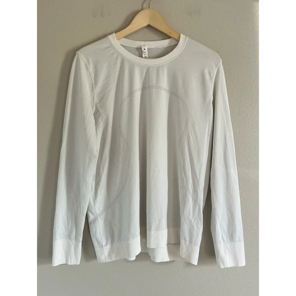 Lululemon Swiftly Relaxed Long Sleeve Shirt 2.0 white Size 12 Running